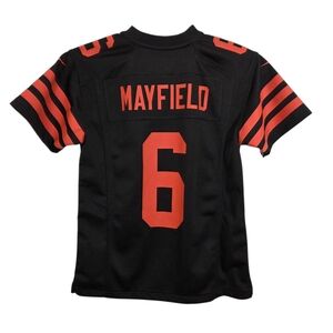 NWT Cleveland Browns Baker Mayfield Jersey Youth Small 8 NFL Football Fan